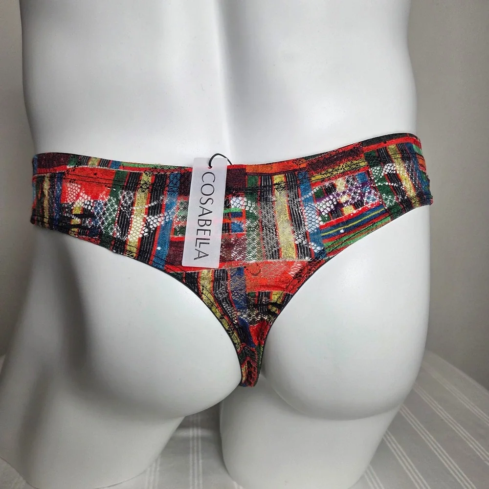 Cosabella Men's Luxury Italian Floral Lace G-String Designer Premium Underwear